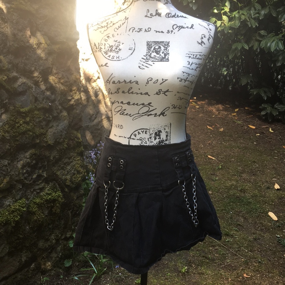 Vintage Tripp NYC denim studded skirt size XXL